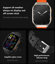 Load image into Gallery viewer, FW16E Smart Watch AMOLED Multi-function mode - Silver Rubber Strap_4
