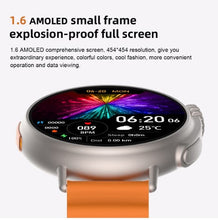 Load image into Gallery viewer, MT30 Smart Watch Ultra Long Range Waterproof - Silver-Brown Skin_1
